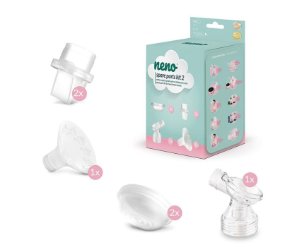 Laktator Neno Spare parts kit 2 – zestaw części zamiennych do laktatorów